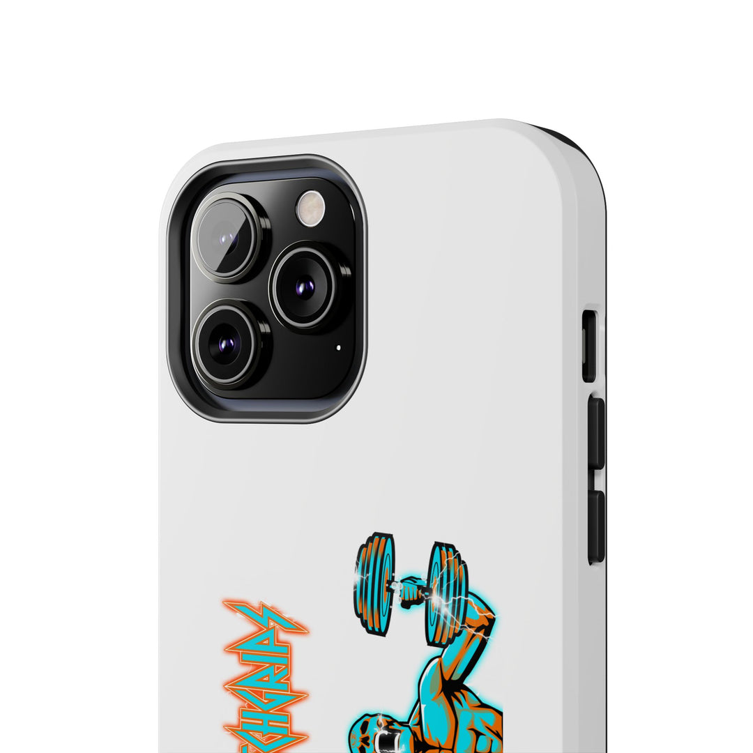 RIDE THE LIGHTNING MIAMI COLORS AQUA ORANGE PHONE CASE/CLUTCHGRIPS