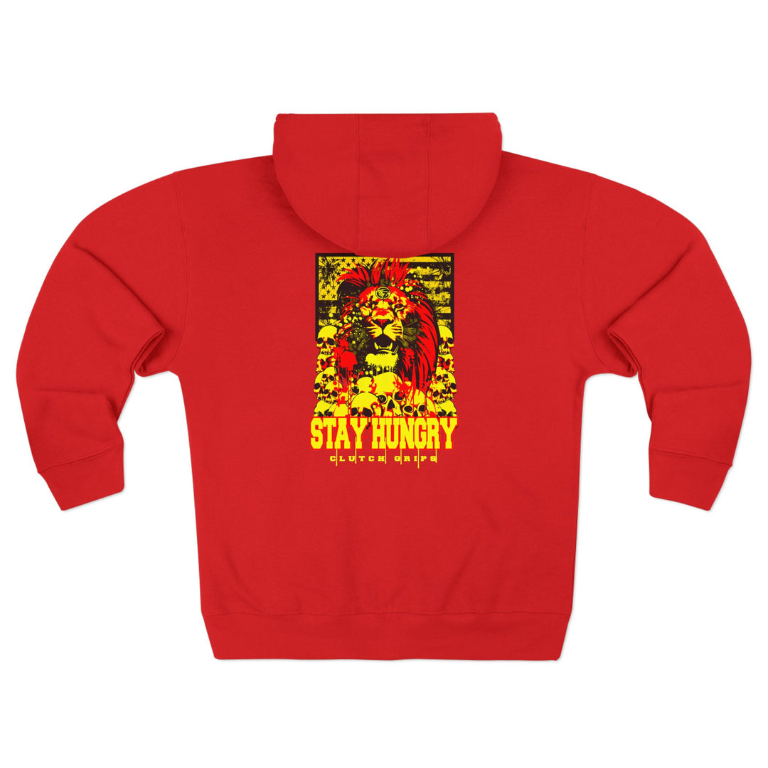 CG LION HEART RED YELLOW /STAY HUNGRY ZIP UP