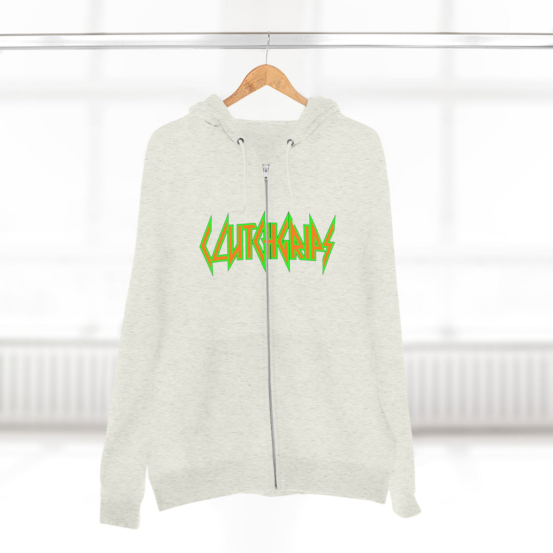CG ANGRY DOG ORANGE GREEN /LIFT OR DIE ZIP UP