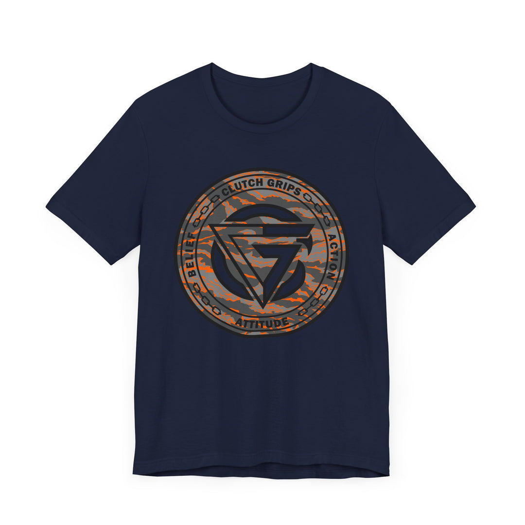 CG BASIC LOGO ORANGE GREY CAMO