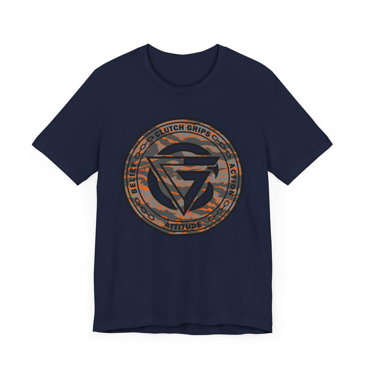 CG BASIC LOGO ORANGE GREY CAMO
