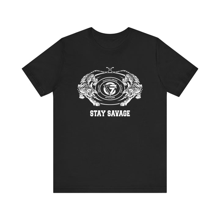 TIGER VS TIGER WHITE BLACK  /STAY SAVAGE