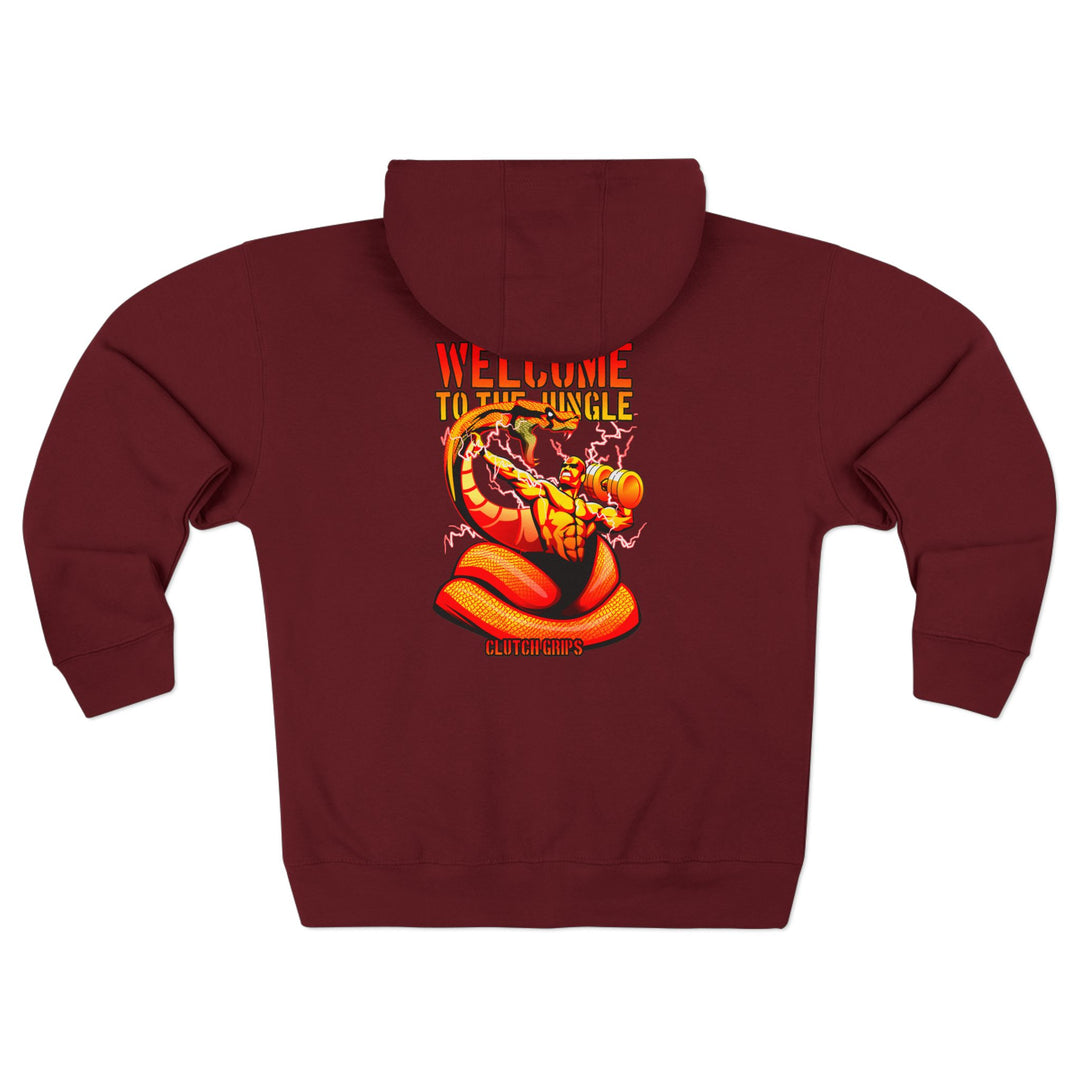 MAC VS SNAKE ORANGE GOLD FADE /WELCOME TO THE JUNGLE ZIP UP