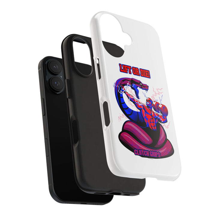 MAC VS SNAKE PHONE CASE RED BLUE /LIFT OR DIE
