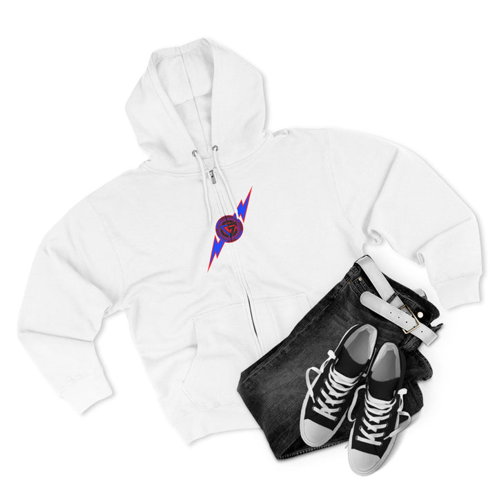 CG LION HEART RED WHITE BLUE /FIGHT FOR IT ZIP UP