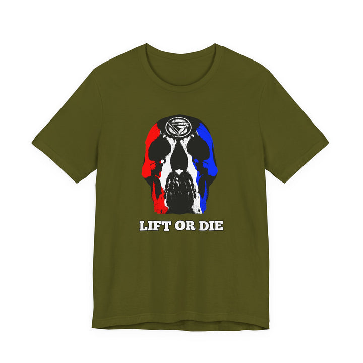 SKULLATOR RED WHITE BLUE /LIFT OR DIE