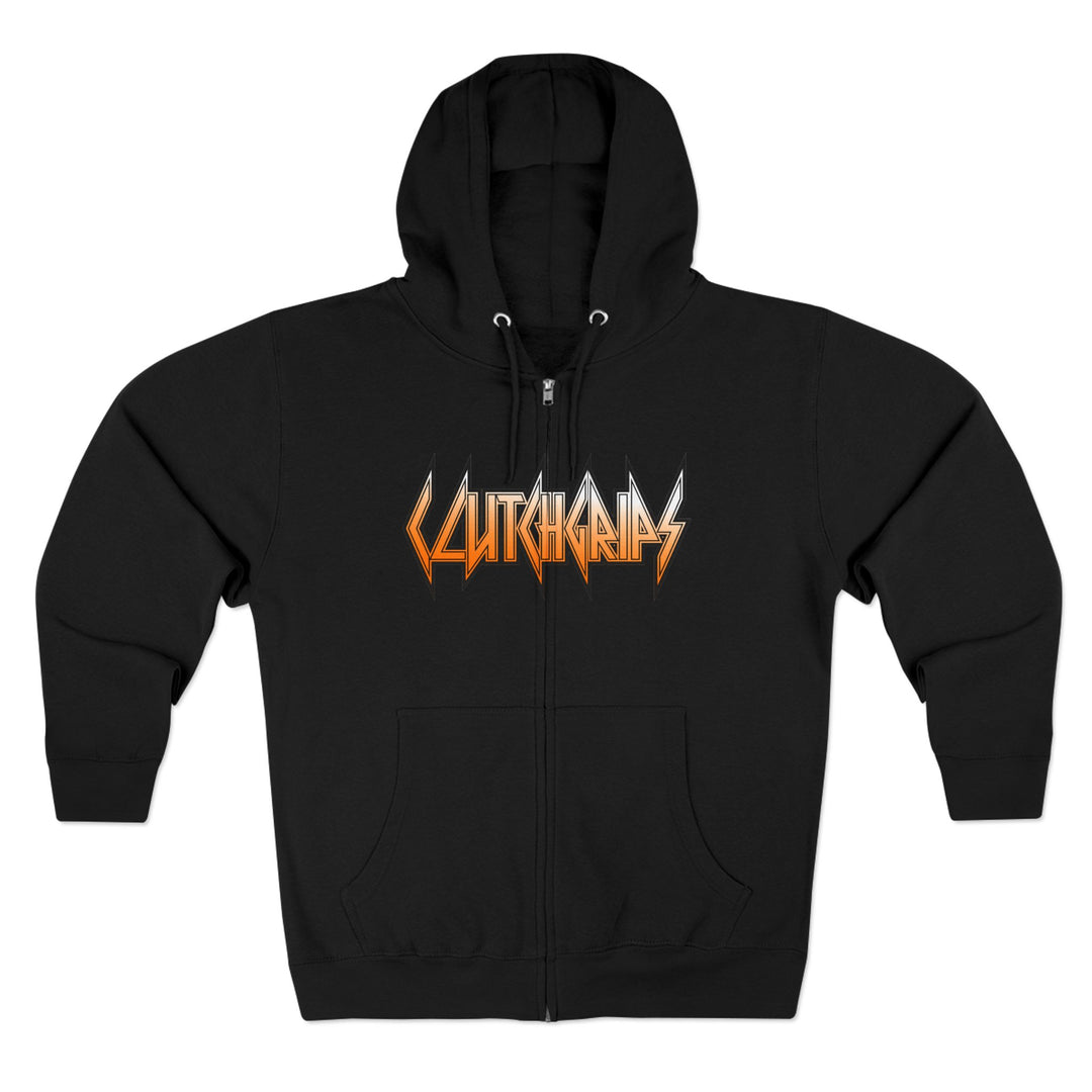 CG A AMERICAN WARRIORS ORANGE WHITE FADE /CONQUER ZIP UP