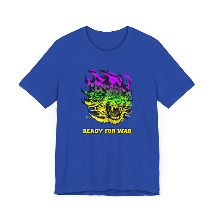 TIGER FLAME YELLOW GREEN PURPLE FADE/READY FOR WAR