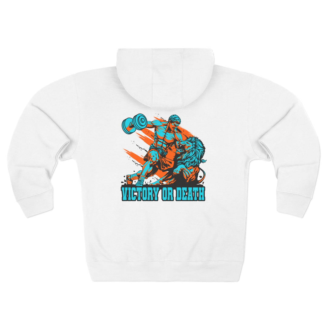 CG COLISEUM MAC VS LION MIAMI COLORS /VICTORY OR DEATH ZIP UP