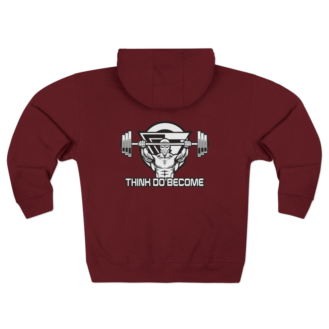 ENTER THE MAC BLACK WHITE /THINK DO BECOME ZIP UP