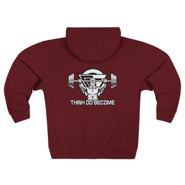 ENTER THE MAC BLACK WHITE /THINK DO BECOME ZIP UP