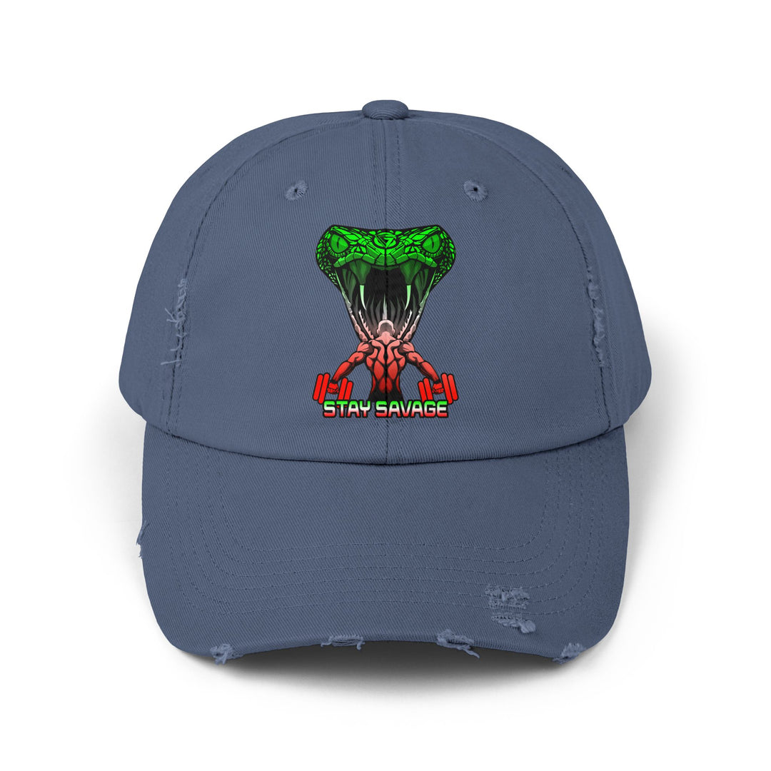 MAN VS VIPER RED WHITE GREEN FADE /STAY SAVAGE CAP