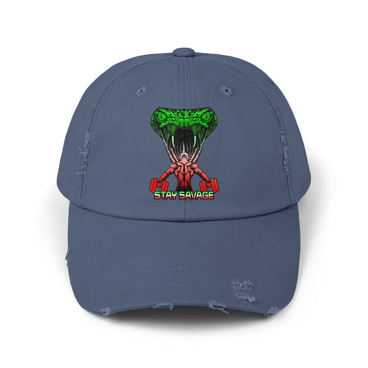 MAN VS VIPER RED WHITE GREEN FADE /STAY SAVAGE CAP
