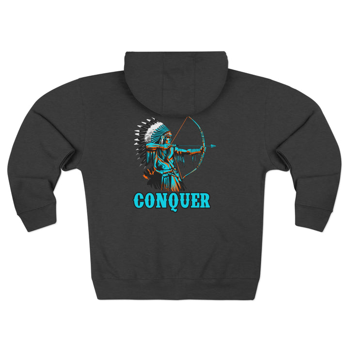 CG BIG MAC CHIEF AQUA ORANGE/CONQUER ZIP UP