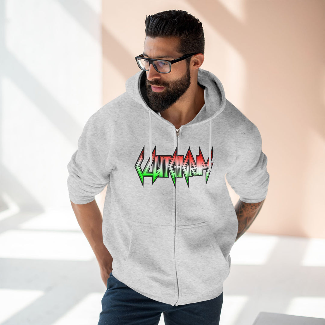 SAMURAI MAC RED WHITE GREEN FADE /LIFT OR DIE ZIP UP