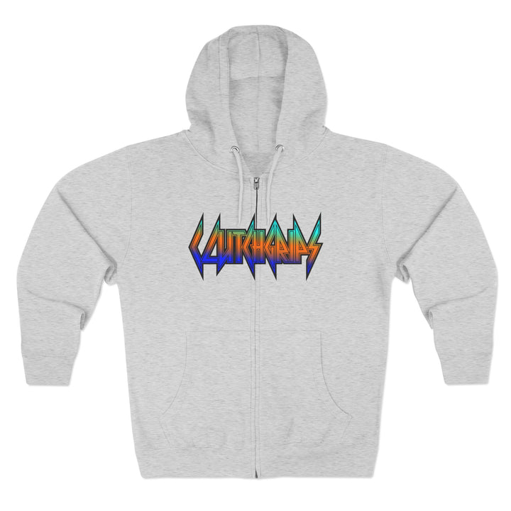 CG APE VS ZILLA BLUE ORANGE WHITE FADE/KILL OR BE KILLED ZIP UP