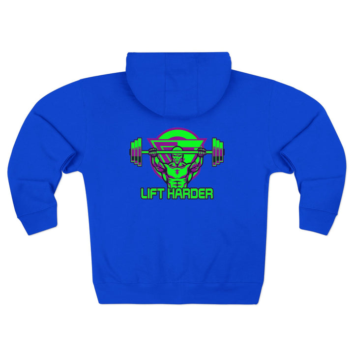 ENTER THE MAC PURPLE GREEN/LIFT HARDER ZIP UP