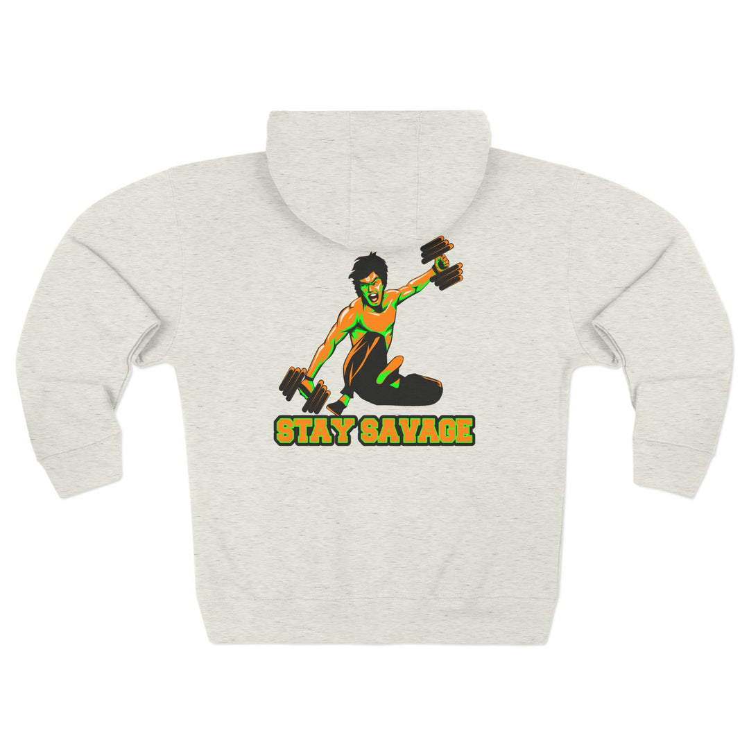 CG LIFT KICK ORANGE GREEN FADE/STAY SAVAGE ZIP UP