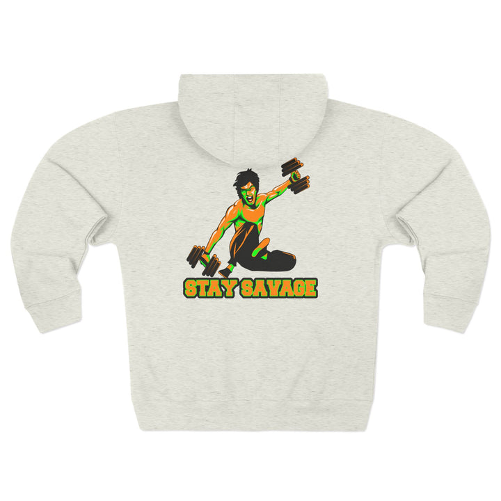 CG LIFT KICK ORANGE GREEN FADE/STAY SAVAGE ZIP UP
