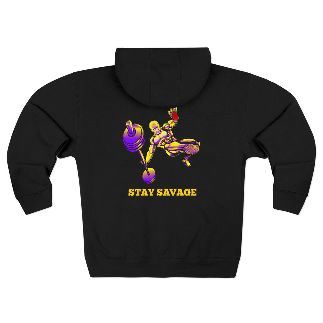 CG MAC JUMP PURPLE GOLD /STAY SAVAGE ZIP UP