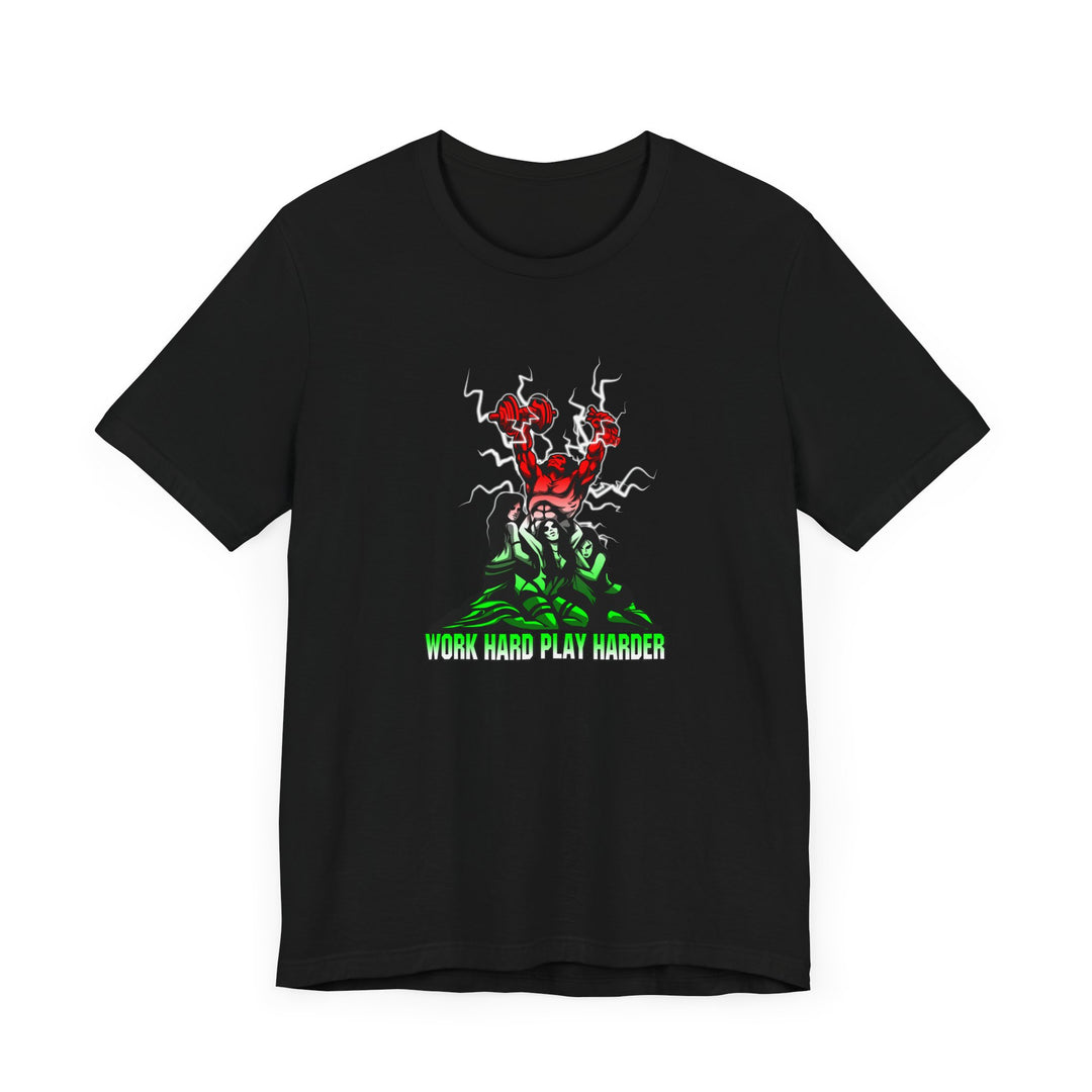 CG CONFIDENCE RED WHITE GREEN FADE /WORK HARD PLAY HARDER