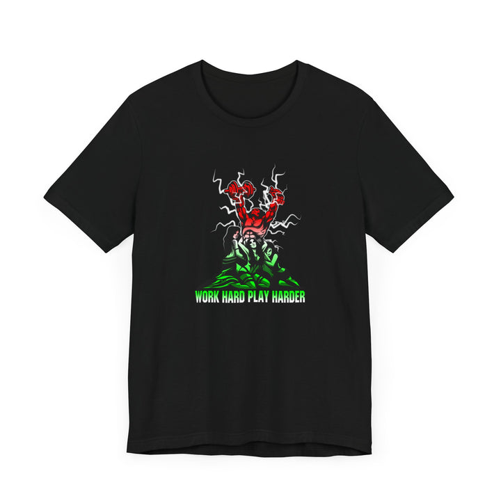 CG CONFIDENCE RED WHITE GREEN FADE /WORK HARD PLAY HARDER