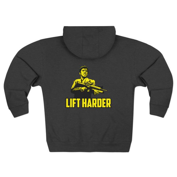 CG FINAL BOSS YELLOW/LIFT HARDER ZIP UP