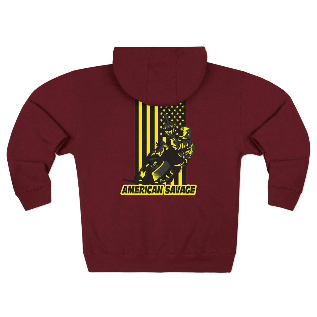CG EZ RIDER YELLOW BLACK /AMERICAN SAVAGE ZIP UP