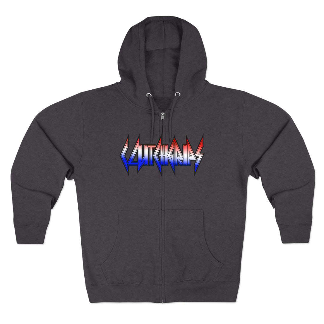 MAC FINAL BOSS RED WHITE BLUE FADE/LIFT OR DIE ZIP UP