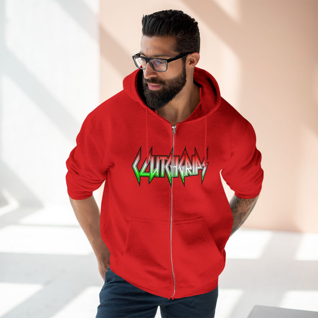 CG SKULLATOR SGL BELL DRAGON TIGER RED WHITE GREEN FADE /STAY SAVAGE ZIP UP