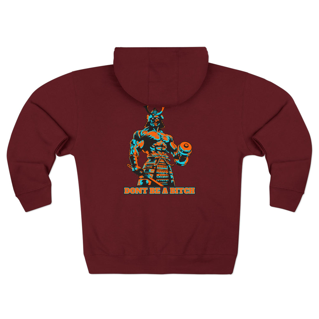 SAMURAI MASTER TRAINER MIAMI COLORS /DONT BE A BITCH  ZIP UP