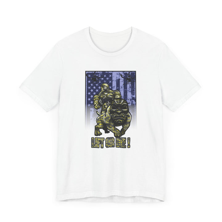 ANGRY DOG YELLOW CAMO FLAG/LIFT OR DIE