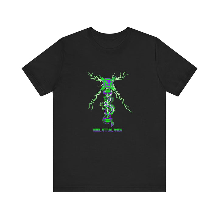 BARBELL DRAGON PURPLE GREEN