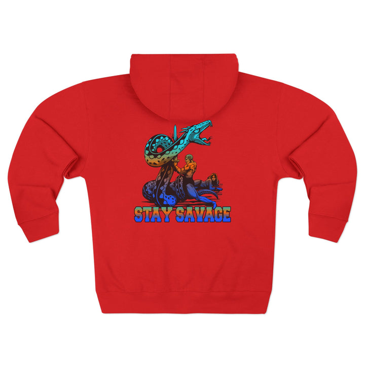 CG SERPENT SLAYER BLUE ORANGE AQUA /STAY SAVAGE ZIP UP