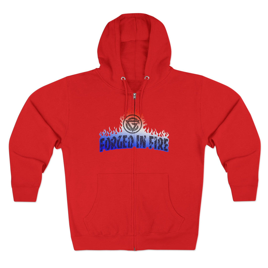 CG A AMERICAN WARRIORS ORANGE WHITE FADE /FREEDOM 1ST ZIP UP