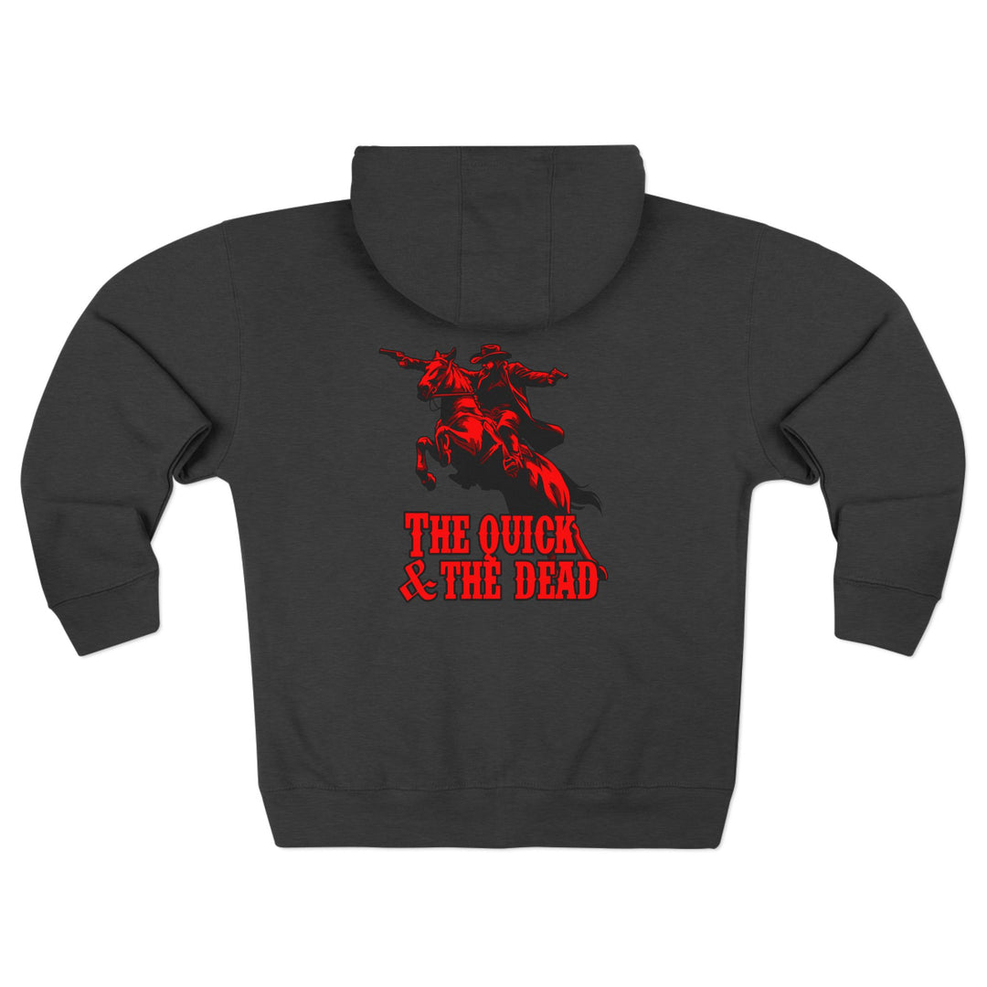CG OUTLAW RED BLACK /THE QUIK & THE DEAD ZIP UP