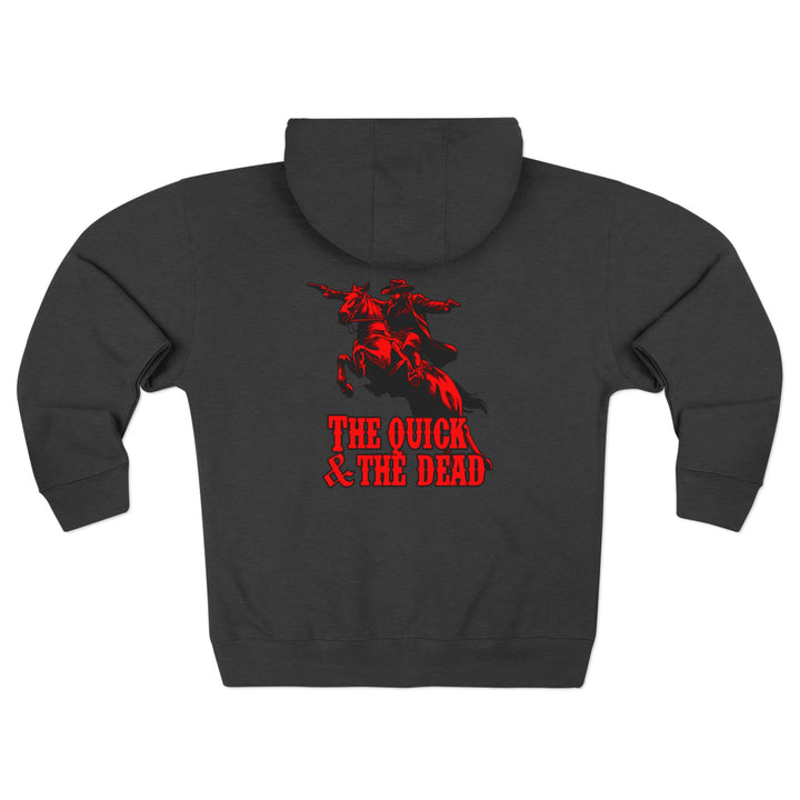 CG OUTLAW RED BLACK /THE QUIK & THE DEAD ZIP UP