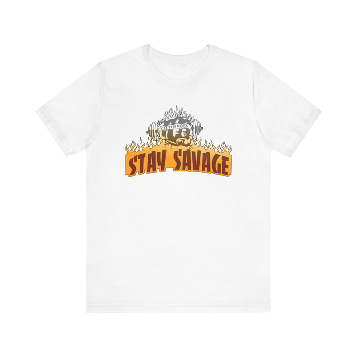 CG FIST WHITE ORANGE FADE /STAY SAVAGE