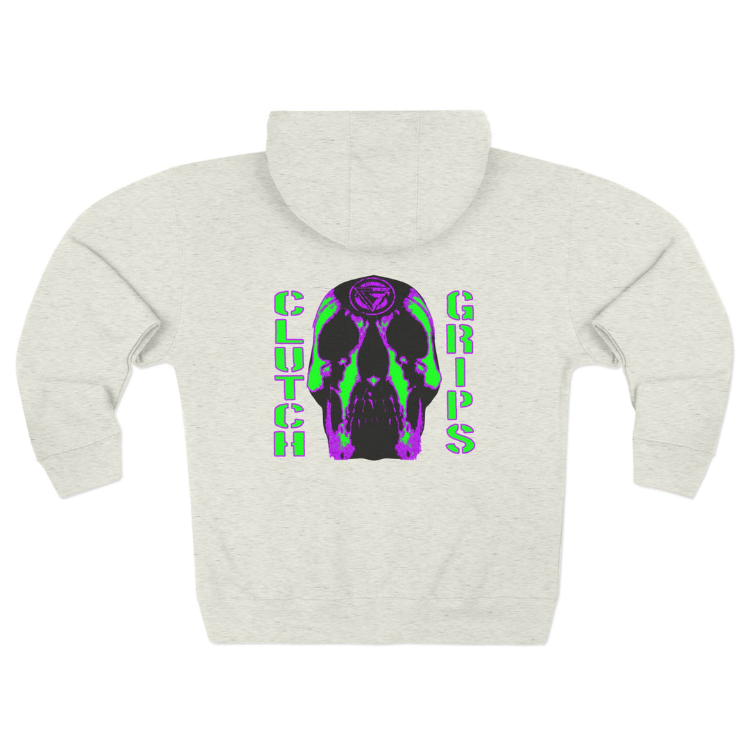 CG SKULLATOR PURPLE GREEN /CLUTCH GRIPS ZIP UP