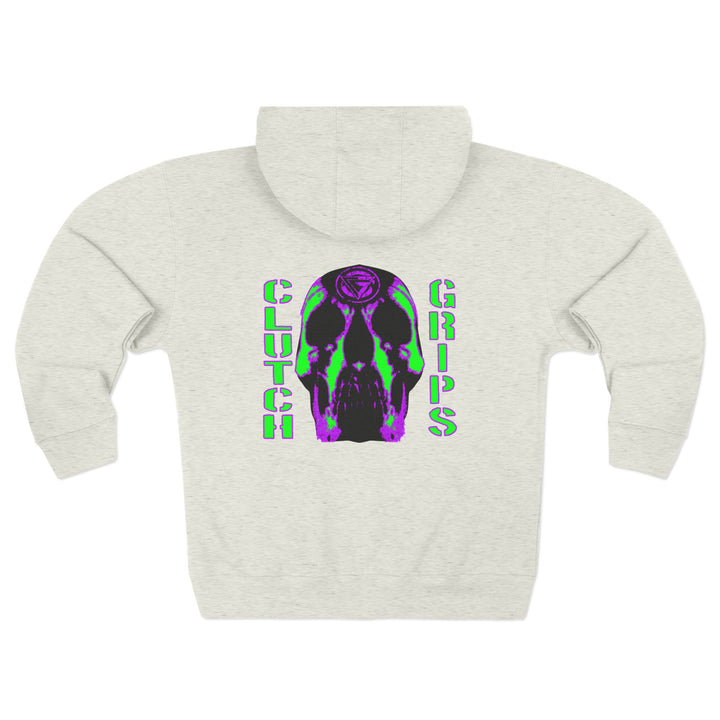 CG SKULLATOR PURPLE GREEN /CLUTCH GRIPS ZIP UP