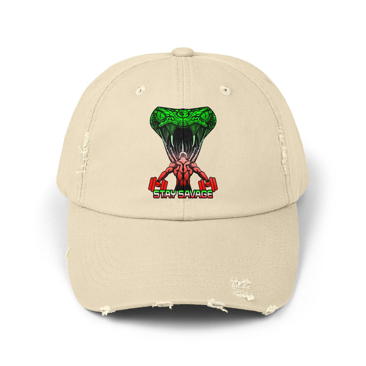 MAN VS VIPER RED WHITE GREEN FADE /STAY SAVAGE CAP