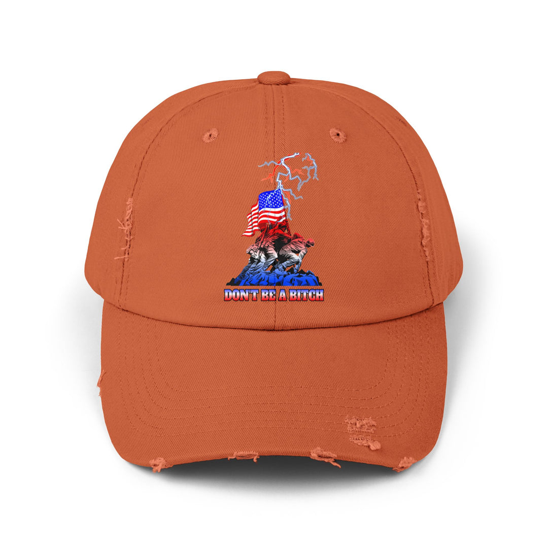 AMERICAN WARRIORS RED WHITE BLUE FADE/DONT BE A BITCH CAP