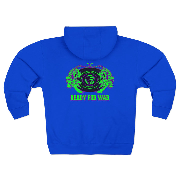 CG TIGER VS TIGER PURPLE GREEN /READY FOR WAR ZIP UP