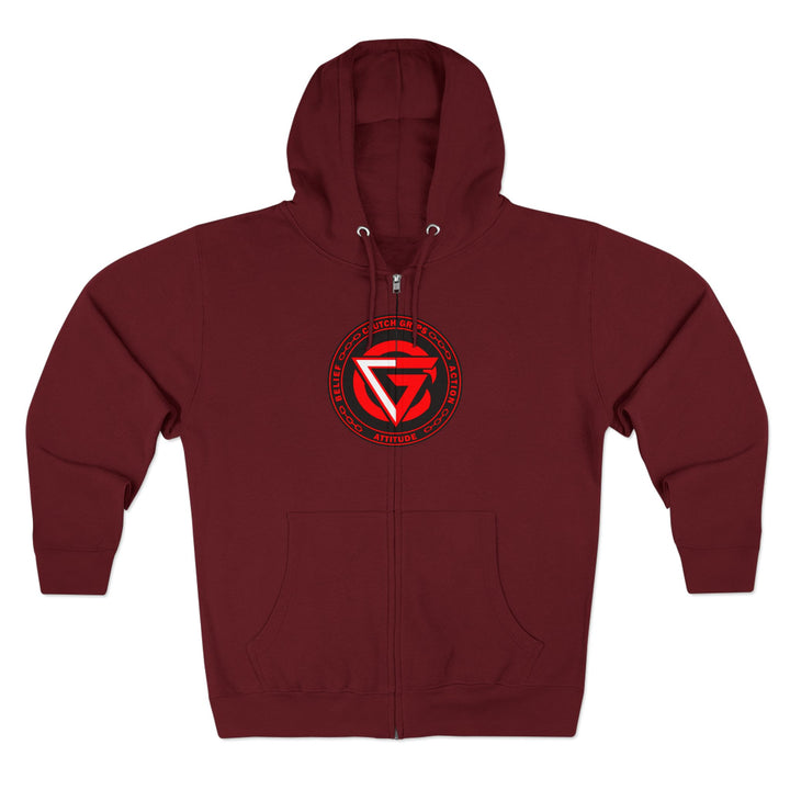 CG OUTLAW RED BLACK /CONQUER ZIP UP