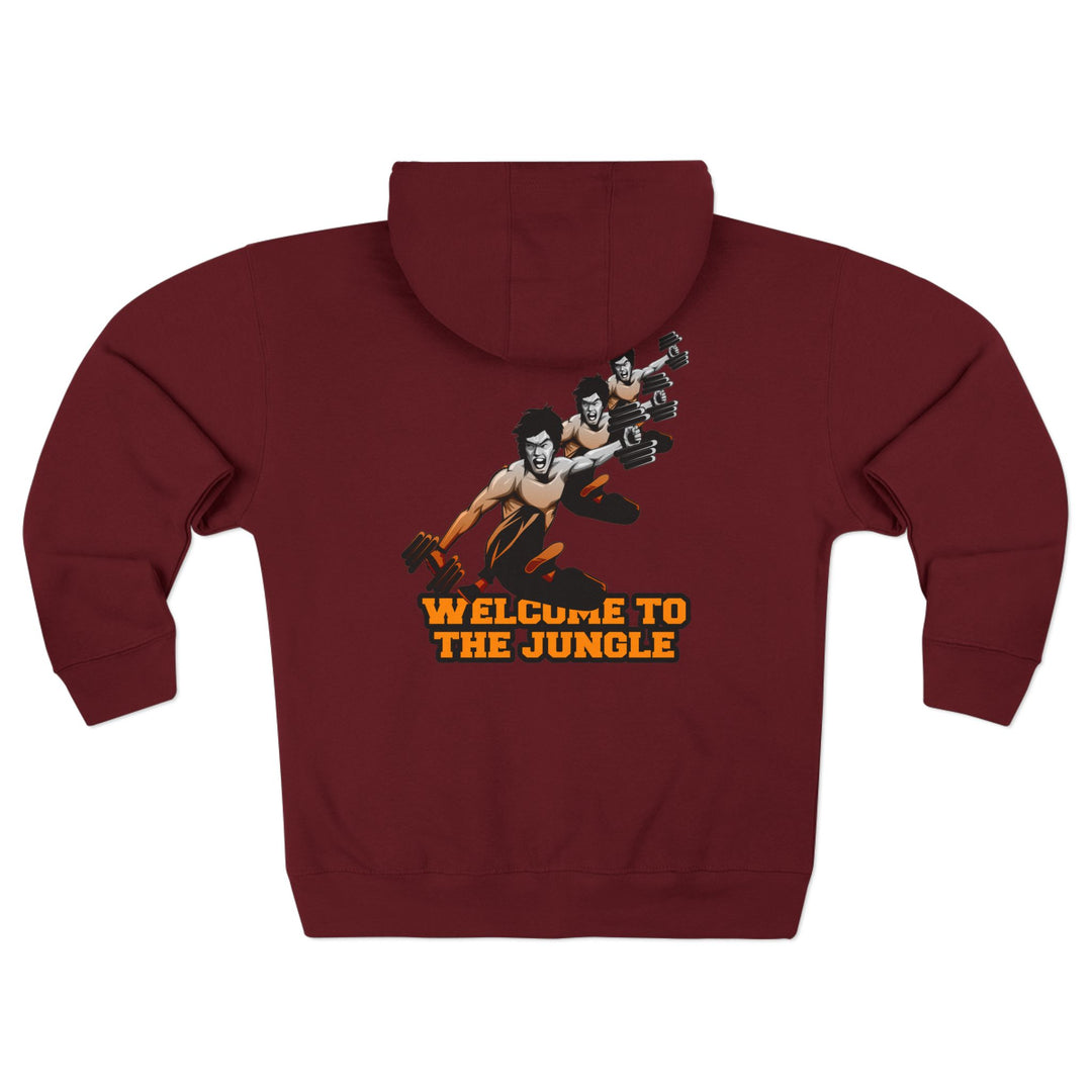 CG LIFT KICK ORANGE WHITE FADE/WELCOME TO THE JUNGLE ZIP UP