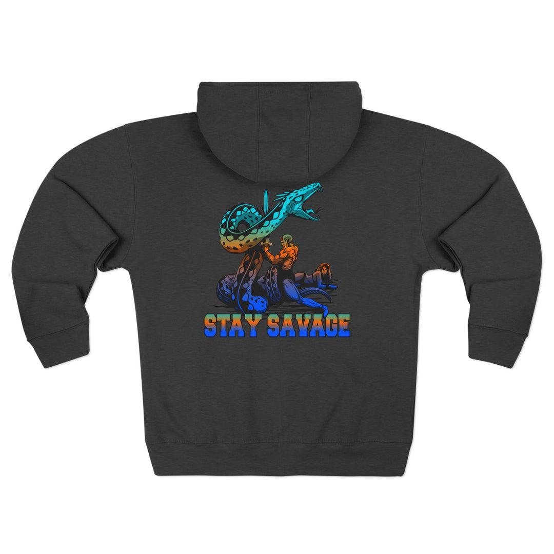 CG SERPENT SLAYER BLUE ORANGE AQUA /STAY SAVAGE ZIP UP