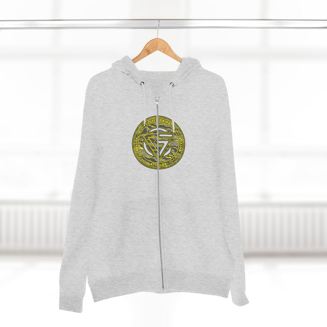 CG ANGRY DOG YELLOW CAMO /STAY SAVAGE ZIP UP