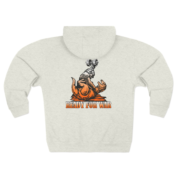 CG APE VS ZILLA ORANGE WHITE FADE /READY FOR WAR ZIP UP