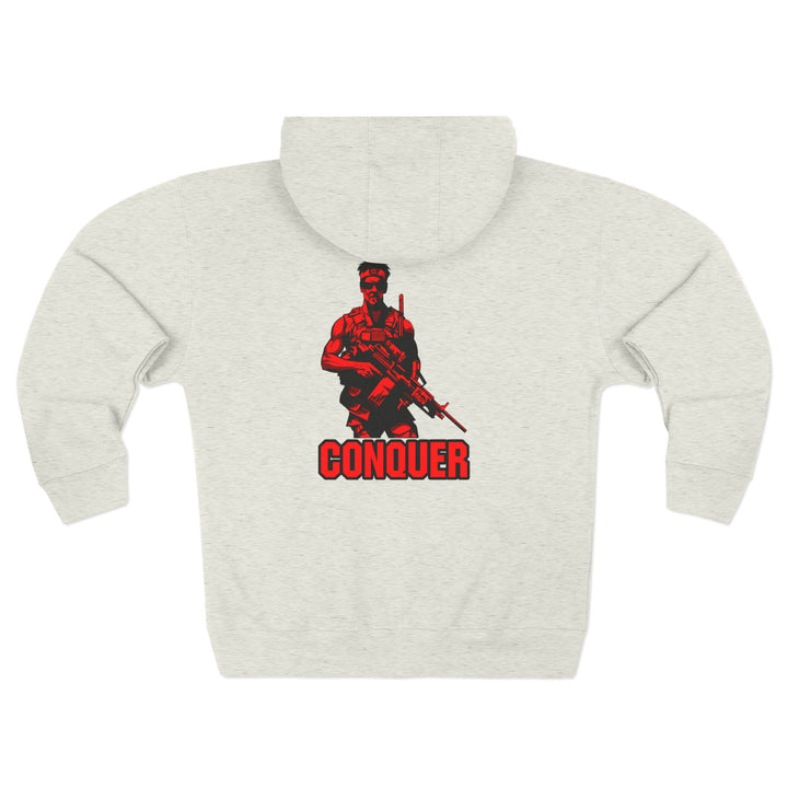 CG  NAVY SEAL TRIBUTE  RIP RED BLACK /DONT BE A BITCH ZIP UP