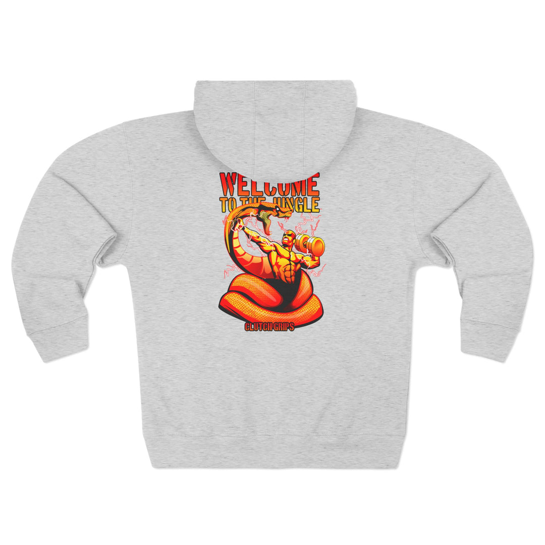 MAC VS SNAKE ORANGE GOLD FADE /WELCOME TO THE JUNGLE ZIP UP